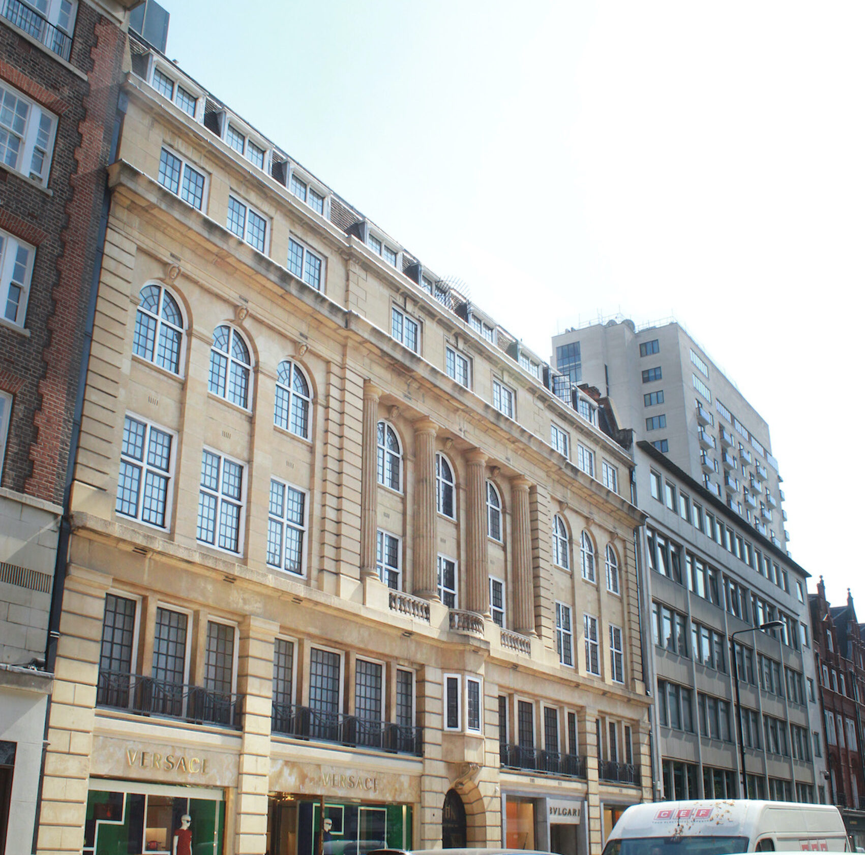 An SBA property managed building on Sloane Street, Kensington, London